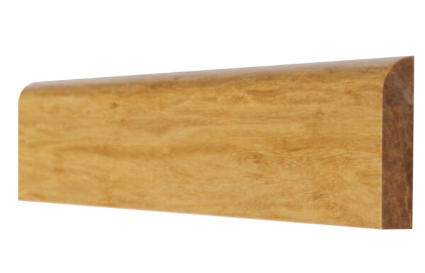 Listwa bambusowa przypodłogowa Bamboo Naturalny 1820x70x14mm – lita deska bambusowa z zaokrąglonym profilem