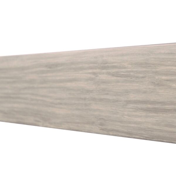 Listwa bambusowa przypodłogowa Bamboo White Greylish 1820x70x14mm – lita deska bambusowa w szarobeżowym odcieniu z zaokrąglonym profilem