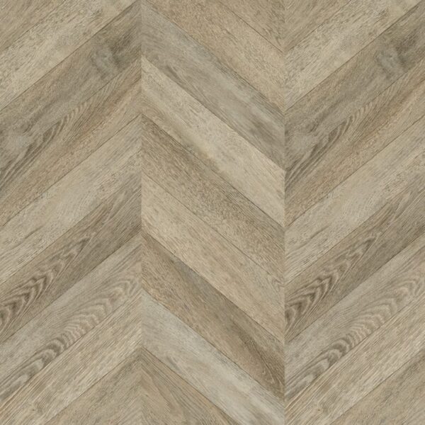 Panele podłogowe Masterpieces Chick Chevron – jasny dekor drewna, wzór chevron, wyraźne usłojenie, klasa AC6, 1184 × 293,4 × 8 mm