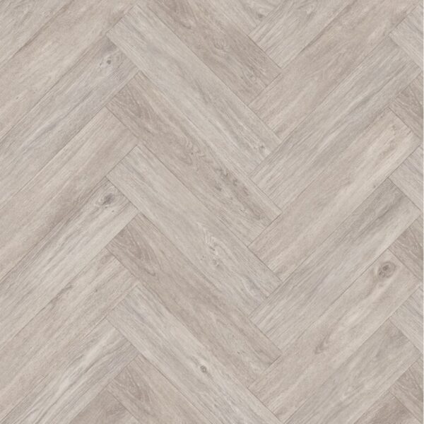 Panele podłogowe Masterpieces Rivau Herringbone – wzór jodełki, naturalny dekor drewna z wyraźnym usłojeniem, klasa AC6, 1174,4 × 293,6 × 8 mm